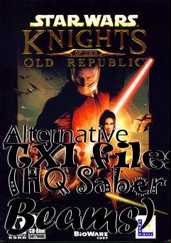 Box art for Alternative TXI files (HQ Saber Beams)